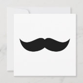 Mustache Uitnodiging (Voorkant)
