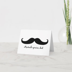 Mustache Vaderdag of Verjaardag Kaart