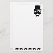 Mustache vel papier (Voorkant / Achterkant)