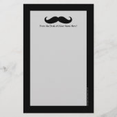 Mustache vermomming grappige snor gezichtshaar briefpapier (Voorkant)