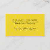 Mustache Visitekaartje (Achterkant)