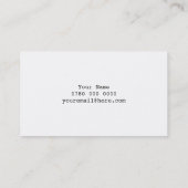 Mustache visitekaartjes (Achterkant)