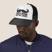 Mustache voor de dames trucker pet (In situ)