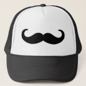Mustache vrachtwagenhoed trucker pet (Voorkant)