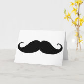 Mustache, waarom? kaart (Gele Bloem)
