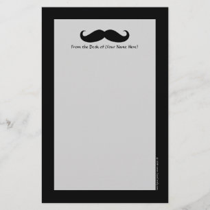 Mustache walgelijk grappig mustache gelaathaar briefpapier