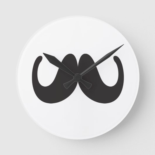 Mustache Wall klok (Voorkant)