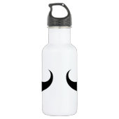 Mustache Waterfles (Achterkant)