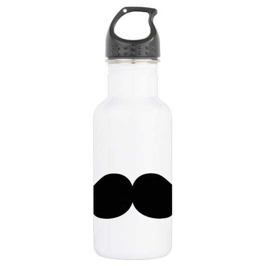 Mustache Waterfles (Voorkant)