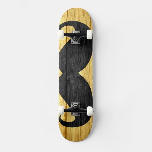 Mustache  Wood #10 Skateboard (Voorkant)