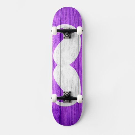 Mustache Wood 5 Skateboard (Voorkant)