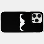 Mustache zwart-wit aanpassen Case-Mate iPhone case (Achterkant (horizontaal))