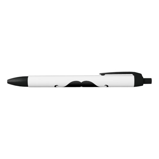 Mustache Zwarte Inkt Pen (Bovenkant)