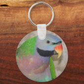 Mustached Parakeet Sleutelhanger (Voorkant)