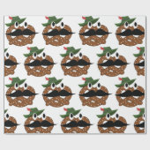 Mustached Pretzel Cadeaupapier (Vlak)