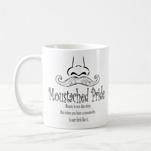 Mustached Pride Koffiemok (Links)