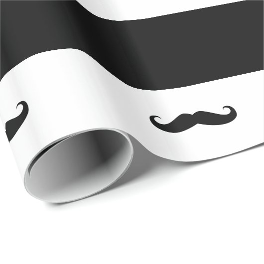 Mustaches Cadeaupapier (Rol Hoek)