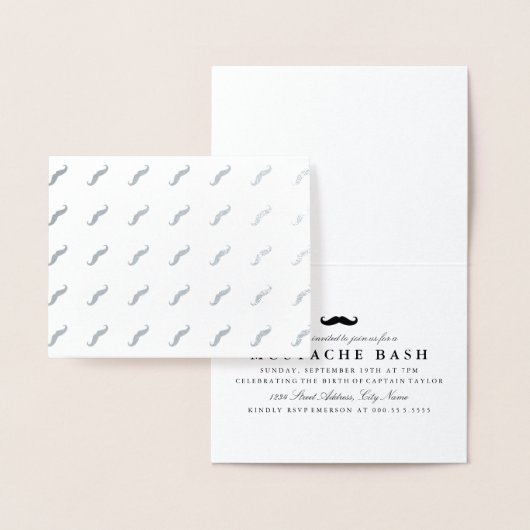 Mustaches Folie Kaarten (Display)