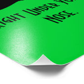 Mustaches gebeuren foto afdruk (Hoek)