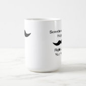 Mustaches gebeuren koffiemok (Center)