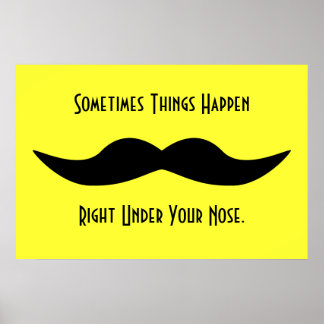 Mustaches gebeuren poster