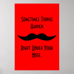 Mustaches gebeuren poster