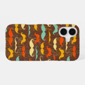 Mustaches iPhone 16 Hoesje (Achterkant horizontaal)