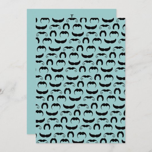 Mustaches Kaart (Voorkant / Achterkant)