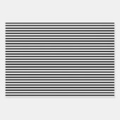 Mustaches met zwarte en witte strepen inpakpapier vel (Voorkant)