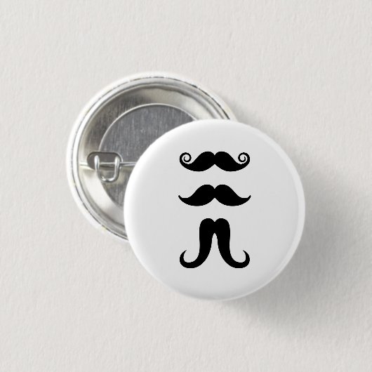 Mustaches Pictogram Button (Voorkant /achterkant)