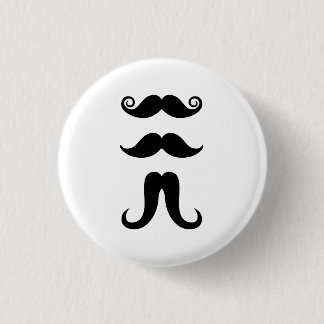 Mustaches Pictogram Button