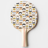 Mustaches Ping Pong Paddle Tafeltennisbatje (Voorkant)