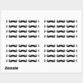 Mustaches Rechthoekige Sticker (Vel)