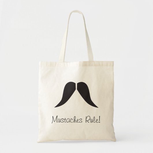 Mustaches Rule! - Canvas tas (Voorkant)