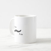 Mustaches Rule Koffiemok (Voorkant links)