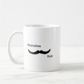 Mustaches Rule Koffiemok (Links)