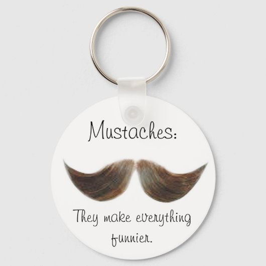 Mustaches Sleutelhanger (Voorkant)