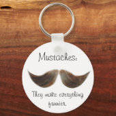 Mustaches Sleutelhanger (Voorkant)