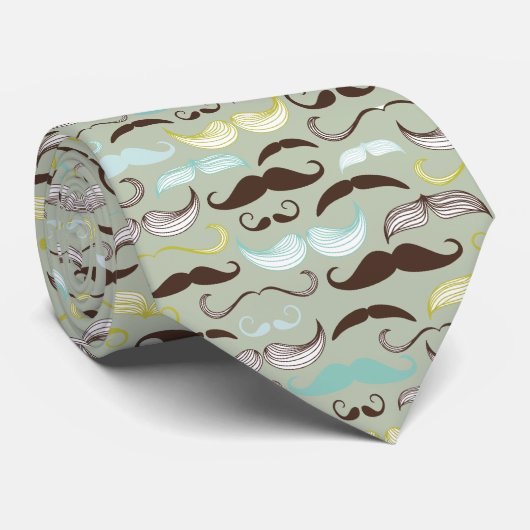 Mustaches Stropdas (Opgerold)