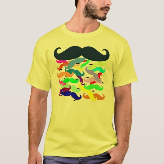 Mustaches T-shirt (Voorkant)