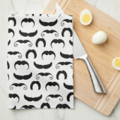 Mustaches Theedoek (Quarter Fold)