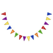 Mustaches Vlaggetjes (Alle)