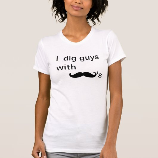 Mustaches zijn geweldig t-shirt (Voorkant)