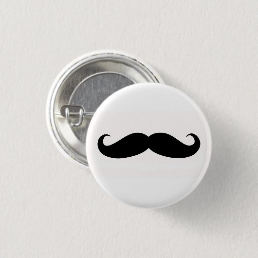 Mustachify Pin Ronde Button 3,2 Cm (Voorkant /achterkant)