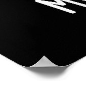 Mustachio Funny Pistachio Mustache Pun Dark BG Poster (Hoek)