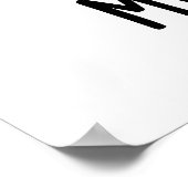 Mustachio Funny Pistachio Mustache Pun Poster (Hoek)