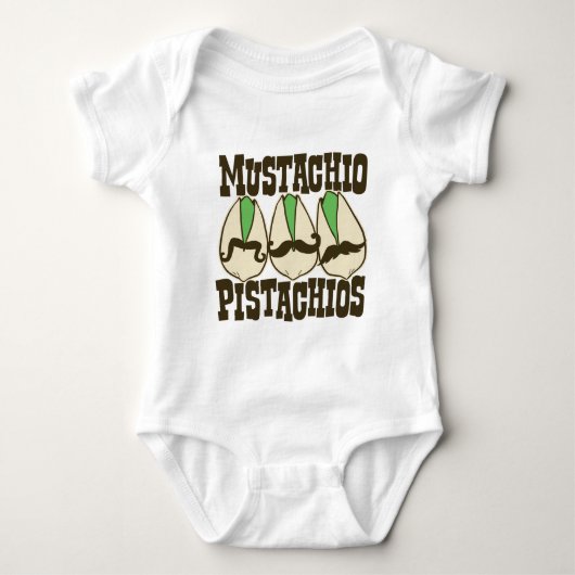Mustachio Pistachios Romper (Voorkant)