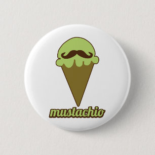 Mustachio Ronde Button 5,7 Cm