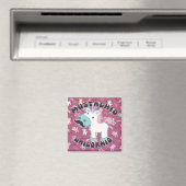 Mustachio Unicornio! Magneet (Insitu (Vaatwasser))