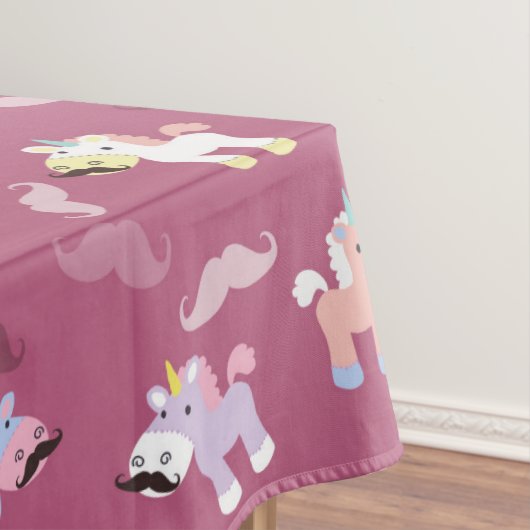 Mustachio Unicornio! Tafelkleed (Voorbeeld)